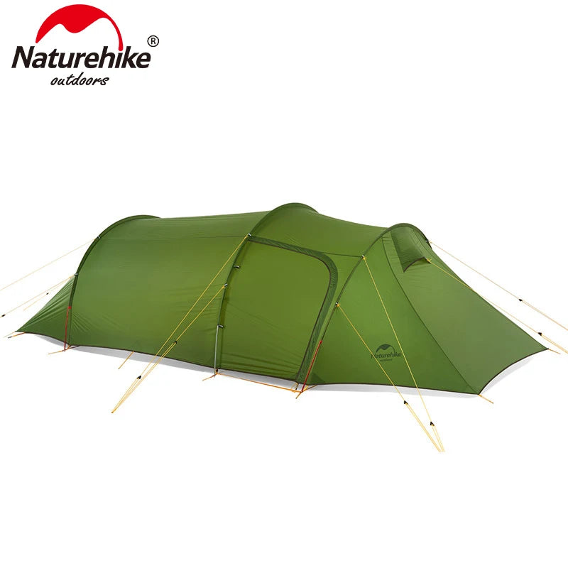 Naturehike Outdoor Opalus Camping Tunnel Tent 3-4 People Ultralight Mountain Climbing Waterproof Portable 4 Seasons Camping Tent