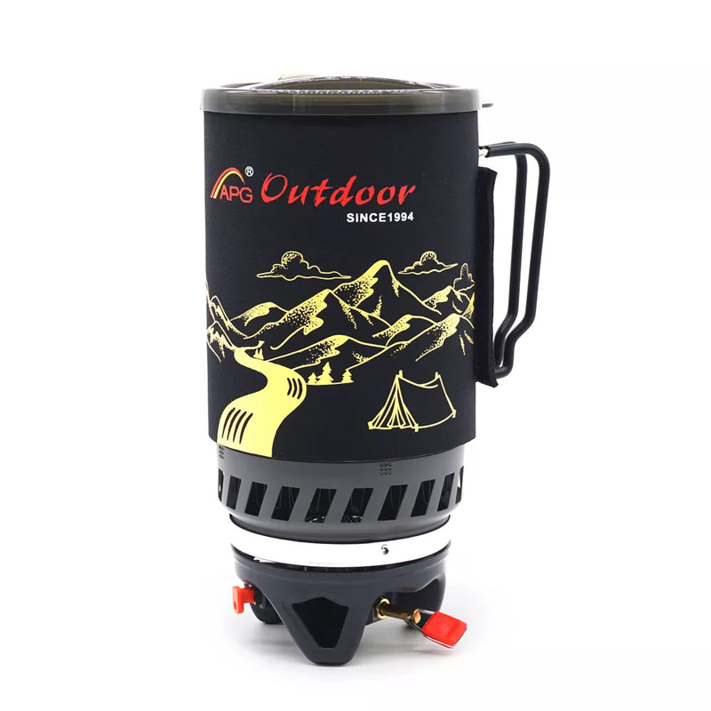 APG 1400ml camping gas stove fires cooking System and portable gas burners
