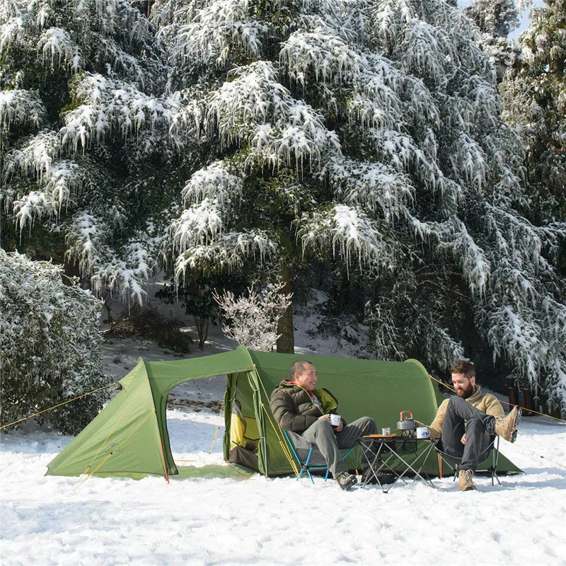 Naturehike Outdoor Opalus Camping Tunnel Tent 3-4 People Ultralight Mountain Climbing Waterproof Portable 4 Seasons Camping Tent
