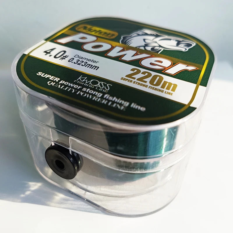 220M Carp Fishing Japanese Nylon Fluorocarbon Coated Sea Fishing Boat Fishing  Salt Sinking Line Fishing Equipment