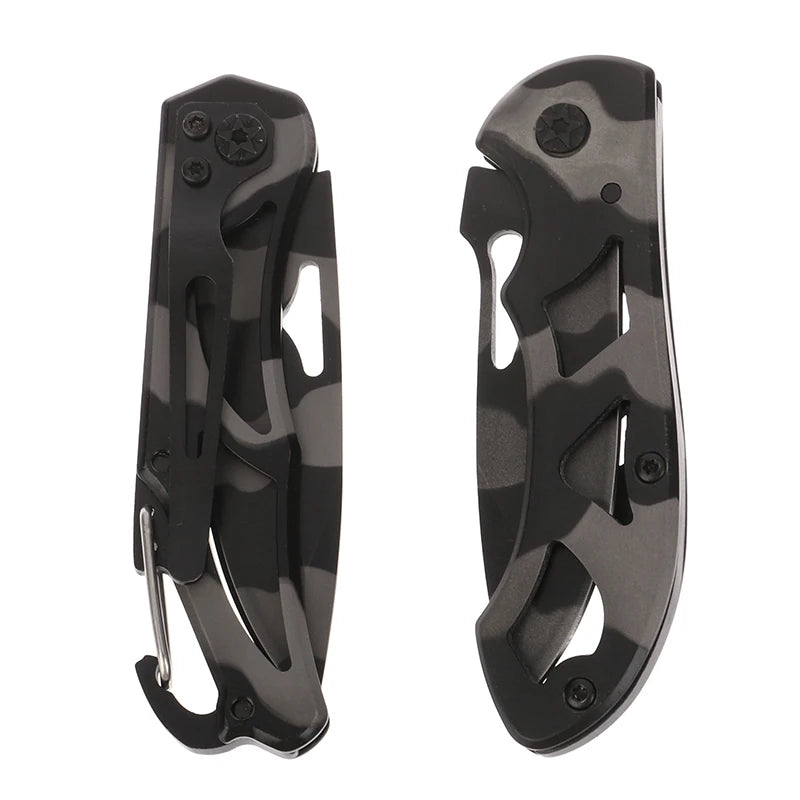Mini Folding Knife Stainless Steel Camouflage Tactical Knifes Outdoor Camping Survival Knives Portable Pocketknives