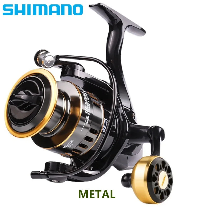 SHIMANO NEW Fishing Reel Spinning Reel Metal Reel Cup 12KG Max Drag Power Spinning Wheel High Speed Adapt to Any Water Body